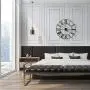 Sorbus Large Decorative Wall Clock, 24'' Round Oversized Centurian Roman Numeral Style Modern Home Decor Ideal for Living Room, Analog Metal Clock (Black) Sorbus Large Decorative Wall Clock, 24'' Round Oversized Centurian Roman Numeral Style Modern Home Decor Ideal for Living Room, Analog Metal Clock (Black)