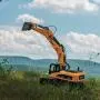 Top Race 15 Channel Full Functional Professional RC Excavator, Battery Powered Remote Control Construction Tractor Metal Shovel, TR-211