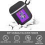 Funneh Krew Heroes Pink Original Artwork Print AirPods Case Cover Compatible with Apple AirPods 2 & 1,Full Protective Durable Shockproof Drop Proof Headphone Cases with Keychain