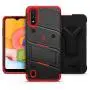 ZIZO Bolt Series Galaxy A01 Case - Black & Red