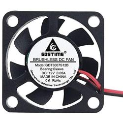 GDSTIME 30mm x 30mm x 7mm PH 2.0 12v Dc Brushless Cooling Fan