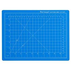 Dahle Vantage 10690 Self-Healing Cutting Mat, 9''x12'', 1/2'' Grid, 5 Layers for Max Healing, Perfect for Crafts & Sewing, Blue
