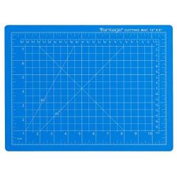 Dahle Vantage 10690 Self-Healing Cutting Mat, 9''x12'', 1/2'' Grid, 5 Layers for Max Healing, Perfect for Crafts & Sewing, Blue