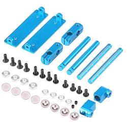 Dilwe Magnetic Post Mount Kit, Model Vehicle Shell Free Hole Car Shell Magnetic Body Post Mount RC Car Part(Blue)