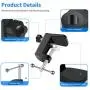 Neewer Heavy-duty Metal Table Mounting Clamp for Microphone Suspension Boom Scissor Arm Stand Holder with an Adjustable Positioning Screw, Fits up to 1.77Inches/ 4.5Centimeter Desktop Thickness-Black Neewer Heavy-duty Metal Table Mounting Clamp for Microphone Suspension Boom Scissor Arm Stand Holder with an Adjustable Positioning Screw, Fits up to 1.77Inches/ 4.5Centimeter Desktop Thickness-Black