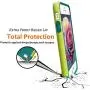 EXSEK iPhone 5/5S SE Case, Hybrid Ultra Slim 3 Color Case Shockproof [Anti-Slip] [Extra Front Raised Lip] Scratch Resistant Soft Gel Bumper Rugged Case for iPhone 5/5S (Green)