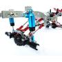 Katigan 4Pcs RC Car Metal Shock Tower Bracket Kits Shock Sbsorbers Extension Seatfor 1/16 WPL C-14/C-14K/C-24/C-24K Truck Off Road Car Parts