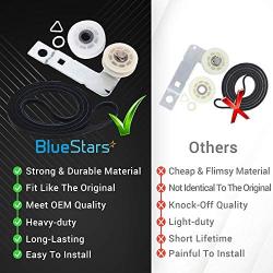 Ultra Durable 661570 & 279640 & W10837240 Dryer Belt and Pulley Kit Replacement Part by Blue Stars – Exact Fit For Whirlpool & Kenmore Dryers - Replaces 661570V 661570VP AP3094197 PS11726337