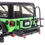 EAPTS RC Car Bumper,RC Crawler Bumper,Metal Front Rear Bumper with Led Lights for 1/10 RC Car Crawler Axial SCX10 90046 SCX10 III AXI03007 TRX4 TRX-4 Car Accessories RC Parts Kit