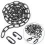 ECUDIS 20 Feet Black Pendant Light Fixture Chain, Lighting Hanging Chain Extension with Connection Locks, Heavy Duty Lighting Chain Replacement for Chandelier, Plants, Fruit Basket (Black Finish) ECUDIS 20 Feet Black Pendant Light Fixture Chain, Lighting Hanging Chain Extension with Connection Locks, Heavy Duty Lighting Chain Replacement for Chandelier, Plants, Fruit Basket (Black Finish)