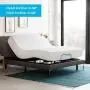 LINENSPA Motorized Head and Foot Incline-Quick and Easy Assembly- Queen Adjustable Bed Base, Black LINENSPA Motorized Head and Foot Incline-Quick and Easy Assembly- Queen Adjustable Bed Base, Black