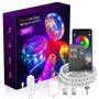 Micomlan 50ft/15M Led Strip Lights,Music Sync Color Changing RGB LED Strip Lights Built-in Mic, Bluetooth app Controlled LED Lights Rope Lights, 5050 RGB LED Light Strip(APP+Remote+Mic+3 Button ) Micomlan 50ft/15M Led Strip Lights,Music Sync Color Changing RGB LED Strip Lights Built-in Mic, Bluetooth app Controlled LED Lights Rope Lights, 5050 RGB LED Light Strip(APP+Remote+Mic+3 Button )