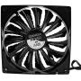 AAB Cooling Black Silent Fan 14 - Silent and Efficient 140mm Fan with 4 Anti-Vibration Pads, PC Fan, Cooling Fan, 12V, Airflow Fan, Silent PC Fan - Value Pack 3 Pieces