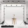 Julius Studio Premium Photo & Video 10 ft. Wide Backdrop Stand (122 x 86 inch) Background Support System Kit with Spring Clamp, Sand Bag, Carry Bag, Photography Studio, JSAG283