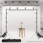 Julius Studio Premium Photo & Video 10 ft. Wide Backdrop Stand (122 x 86 inch) Background Support System Kit with Spring Clamp, Sand Bag, Carry Bag, Photography Studio, JSAG283 Julius Studio Premium Photo & Video 10 ft. Wide Backdrop Stand (122 x 86 inch) Background Support System Kit with Spring Clamp, Sand Bag, Carry Bag, Photography Studio, JSAG283