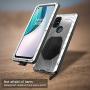 Feitenn Oneplus Nord N10 5G Metal Case, Heavy Duty Military Bumper Shockproof Rugged Defender Silicone Rubber Armor Cover Protective Outdoor Men Screen Protector for Oneplus Nord N10 5G 2020- Silver