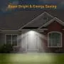 LEPOWER 35W LED Security Lights Motion Sensor Light Outdoor, 3500LM Motion Security Light, 5500K, IP65 Waterproof, 3 Head Motion Detected Flood Light for Garage, Yard, Entryways (NOT Solar Powered)