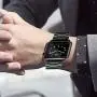 Ayeger Compatible with Apple Watch Band 40mm 38mm Stainless Steel Series 5 /4 /3 /2 /1 Men,Women Compatible iWatch Metal Link Bracelet (Black 40mm 38mm)