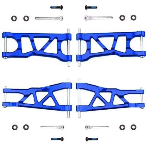 Hobbypark Aluminum Suspension Arms Set (Front & Rear) Upgrade Parts for ARRMA 1/8 Typhon Mega 4x4, Replacement of AR330543 AR330540 (Navy Blue) Hobbypark Aluminum Suspension Arms Set (Front & Rear) Upgrade Parts for ARRMA 1/8 Typhon Mega 4x4, Replacement of AR330543 AR330540 (Navy Blue)