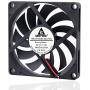 Gdstime 80mm x 80mm x 10mm DC 5V Brushless Cooling Fan 2PIN