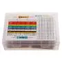 BOJACK 50 Values 1350 Pcs Resistor Kit 0 Ohm-5.6M Ohm with 1% 1/4W Metal Film Resistors Assortment