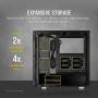 Corsair 275R Airflow Tempered Glass Mid-Tower Gaming Case, Black