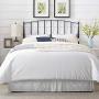 Crosley Furniture Whitney Arched Metal Headboard, King, Black