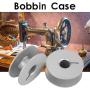 HEEPDD 20pcs Thread Bobbins 2pcs Bobbin Cases Sewing Machine Part Accessories Tool Set for Brother Babylock Janome Elna Singer