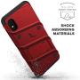 ZIZO Bolt Series for Samsung Galaxy A10e Case | Heavy-Duty Military-Grade Drop Protection w/Kickstand Included Belt Clip Holster Tempered Glass Lanyard (Red/Black)