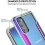 Samsung S20 Case Double Series Military Grade Drop Protection Hybrid Heavy Duty Extreme Protection Clear Sturdy Metal Bumper Case Support Wireless Charging for Samsung S20 6.2'' Rainbow