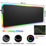 Gaming Keyboard and Mouse,3 in 1 Orange LED Backlit Rechargeable Wireless Keyboard Mouse with 3800mAh Battery Metal Panel,10 Color RGB Gaming Mouse Pad (32.5x12x0.15inch),7 Color Mute Gaming Mouse