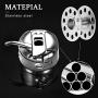3 Pieces Sewing Machine Bobbin Case and 15 Pieces Sewing Machine Bobbins Metal Sewing Bobbins for Craft Sewing, Compatible with Front Loading 15 Class Machines