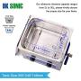Commercial Ultrasonic Cleaner - DK SONIC 10L 240W Sonic Cleaner with Heater and Basket for Metal Parts, Carburetor,Fuel Injector,Record,Circuit Board,Brass,Engine Parts,Tableware,Home Repair Tool,etc