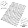 LANEJOY Barbecue Wire Mesh, Stainless Steel BBQ Grill Mat, Multifunction Grill Cooking Grid Grate 2 Pack （23.215.7）