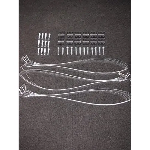 Mobile Home Parts Set of 12 Dry Concrete Anchors Tie Down Straps and Bolts