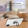 DESOF iPhone X Case, iPhone 10 Case with Ring Holder Kickstand, 360°Adjustable Ring Grip Stand Work with Magnetic Car Mount Anti-Fingerprint Slim Cover for Apple iPhone X (2017) 5.8 inch - White