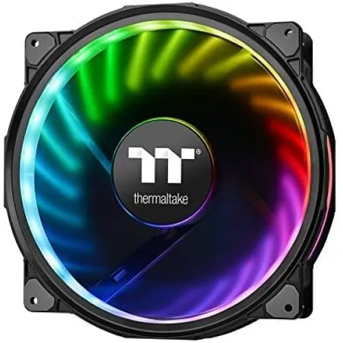 Thermaltake Riing Plus 20 RGB TT Premium Edition Without Controller 200mm Software Enabled RGB Single Pack Riing Case/Radiator Fan CL-F070-PL20SW-A Thermaltake Riing Plus 20 RGB TT Premium Edition Without Controller 200mm Software Enabled RGB Single Pack Riing Case/Radiator Fan CL-F070-PL20SW-A