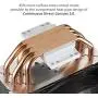 Cooler Master MasterAir MA410M Addressable RGB CPU Air Cooler w/ Independently LEDs, 4 Continuous Direct Contact 2.0 Heatpipes, Aluminum Fins, Push-Pull, Dual MF120R 120mm Fans, AMD Ryzen/Intel1151 Cooler Master MasterAir MA410M Addressable RGB CPU Air Cooler w/ Independently LEDs, 4 Continuous Direct Contact 2.0 Heatpipes, Aluminum Fins, Push-Pull, Dual MF120R 120mm Fans, AMD Ryzen/Intel1151