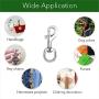 Swivel Snap Hooks for Dog Leash Collar Linking, FANGZHIDI 20pcs Heavy Duty Eye Bolt Metal Buckle Trigger Clip- Best for Purse Making, Spring Pet Buckle, Keychain, Handmade Crafts DIY Project