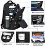 Travel Laptop Backpack,Extra Large Anti Theft College School Backpack for Men and Women with USB Charging Port,Water Resistant Big Business Computer Backpack Bag Fit 17 Inch Laptop and Notebook,Black
