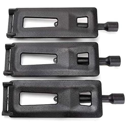 N / A 16 inch Cast Iron Burner Pipe Tube Set Replacement Parts for Members Mark Y0101XC Y0660LP Y0600LP2 Y0005XC-2 Sams Club, Grand Hall Y0005XC, Y0005XC-1 CISC Gas Grill,3-Pack