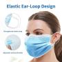 Jiandi 50PCS Face Masks Disposable, 3-Ply Adults Protective Safety Face Mask with Metal Nose Clip Breathable Non-Woven Mouth Face Cover for Men Women