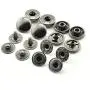 120 Sets 10mm Metal Snap Fasteners Press Stud Rounded Sewing Rivet Buttons Clothing Leather Craft DIY Poppers Black 120 Sets 10mm Metal Snap Fasteners Press Stud Rounded Sewing Rivet Buttons Clothing Leather Craft DIY Poppers Black