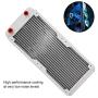 Richer-R Aluminum Radiator,White Heatsink Cooler Cooling Kit,Heat Sink Computer Water Cooling Liquid Heat Exchanger(240mm)