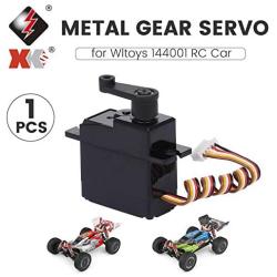 GoolRC RC Car Servo Replacement Part Metal Gear Servo for WLtoys 144001 RC Buggy