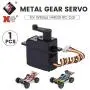 GoolRC RC Car Servo Replacement Part Metal Gear Servo for WLtoys 144001 RC Buggy