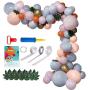 Roywel Balloons for Parties,Garland Latex Balloon Arch Ganland Kit 92 Pieces Grayd | Pink | Gold | Orange | Dusty Pink Balloons for Baby Showers, Weddings, Graduations, Corporate Events, Engagements