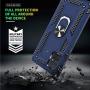 Samsung A51 5G Case, Galaxy A51 5G Phone Case with HD Screen Protector, Gritup [Military Grade] 360 Degree Rotating Metal Ring Holder Kickstand Armor Cover Phone Case for Samsung A51 5G Blue