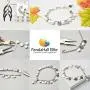 PandaHall Elite 120 Pcs 304 Stainless Steel Flat Round Oval Heart Star Flower Rhombus Blank Stamping Tag Pendants Charms 6 Styles for Jewelry Making PandaHall Elite 120 Pcs 304 Stainless Steel Flat Round Oval Heart Star Flower Rhombus Blank Stamping Tag Pendants Charms 6 Styles for Jewelry Making