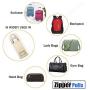 Zipper Pulls #5#3 8PCS - 4 Colors Metal Zipper Fixer Repair Replacement Pullers Metal-Plated Kits Zipper Sliders Zipper Pullers for Backpack Suitcase Jacket Bags Coat by FENGWANGLI